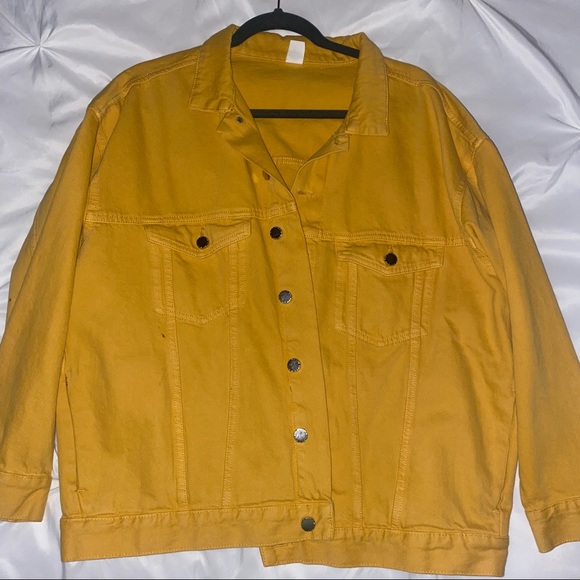 Hm Yellow Denim Jacket | Poshmark